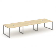 Style Project Стол переговорный SN-6O.SPRG-054 Акация Лорка/Металл Серый 4740*1180*750