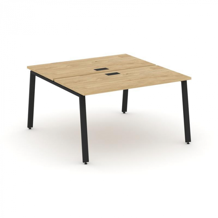 Style Project Рабочая станция 2-х сторон. SN-6A.DRS-012 Тиквуд Светлый/Металл Черный 1180*1432*750