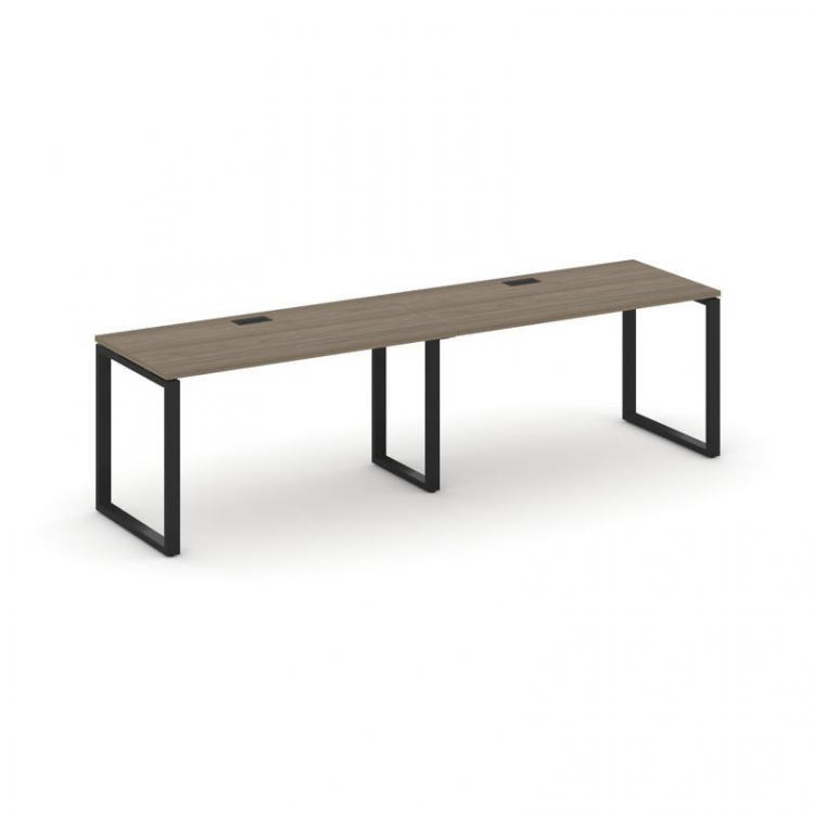 Style Project Рабочая станция 1 сторон. SN-6O.ORS-001 Вяз Благородный/Металл Черный 1960*600*750