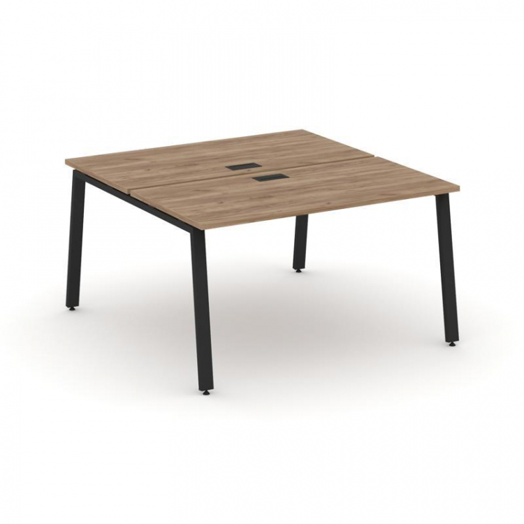 Style Project Рабочая станция 2-х сторон. SN-6A.DRS-011 Дуб Табак/Металл Черный 980*1432*750
