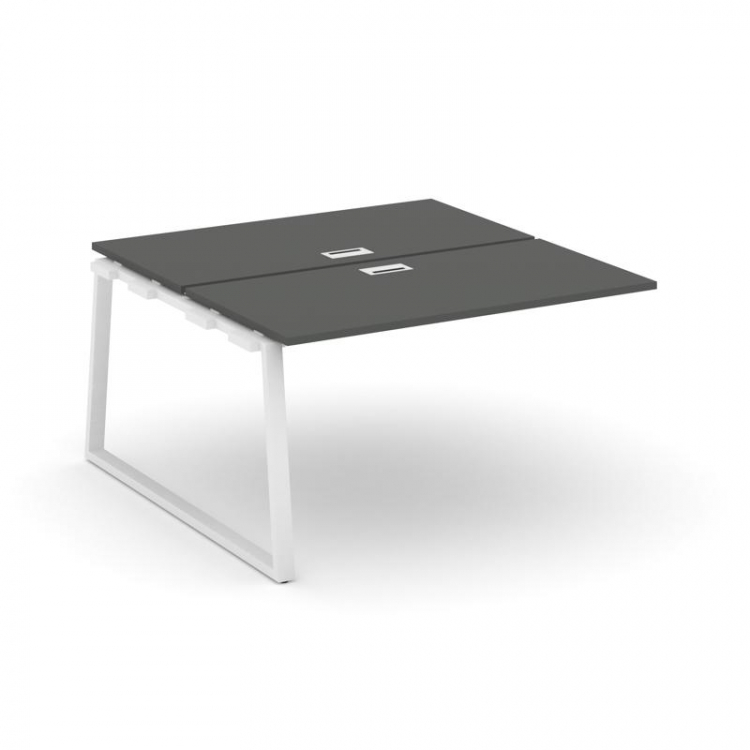 Style Project Проходной наб. элем. SN-6T1.DNRS-011 Антрацит/Металл Белый/Заглушка Пластик Белый 980*