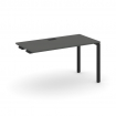 Style Project Стол-приставка к опор. элем. SN-6P.OPRS-014 Антрацит/Металл Черный 1580*700*750