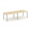 Style Project Стол переговорный SN-6A.SPRG-012 Акация Лорка/Металл Серый 2360*980*750