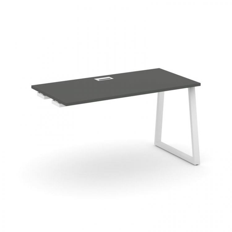 Style Project Стол-приставка к опор. элем. SN-6T1.OPRS-021 Антрацит/Металл Белый/Заглушка Пластик Бе