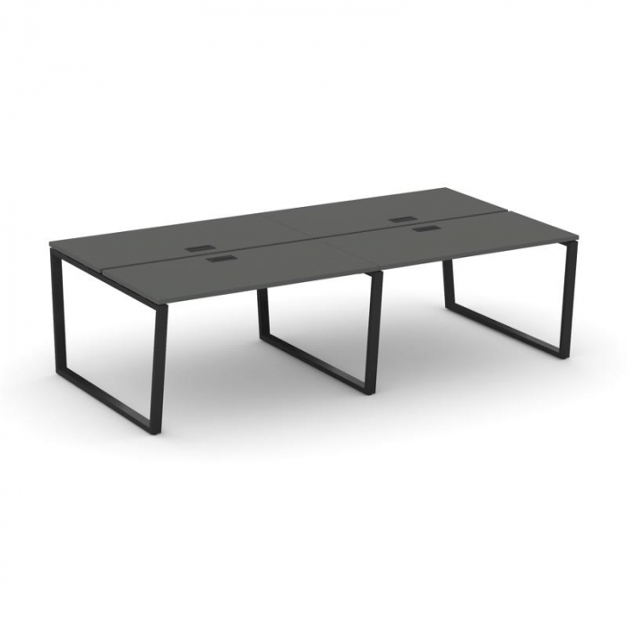 Стайл Проджект Рабочая станция 2-х сторон. SN-6T2.DRS-044 Антрацит/Металл Черный/Заглушка Пластик Че