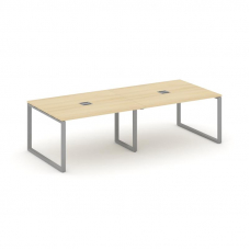 Style Project Стол переговорный SN-6O.SPRG-044 Акация Лорка/Металл Серый 3160*1180*750