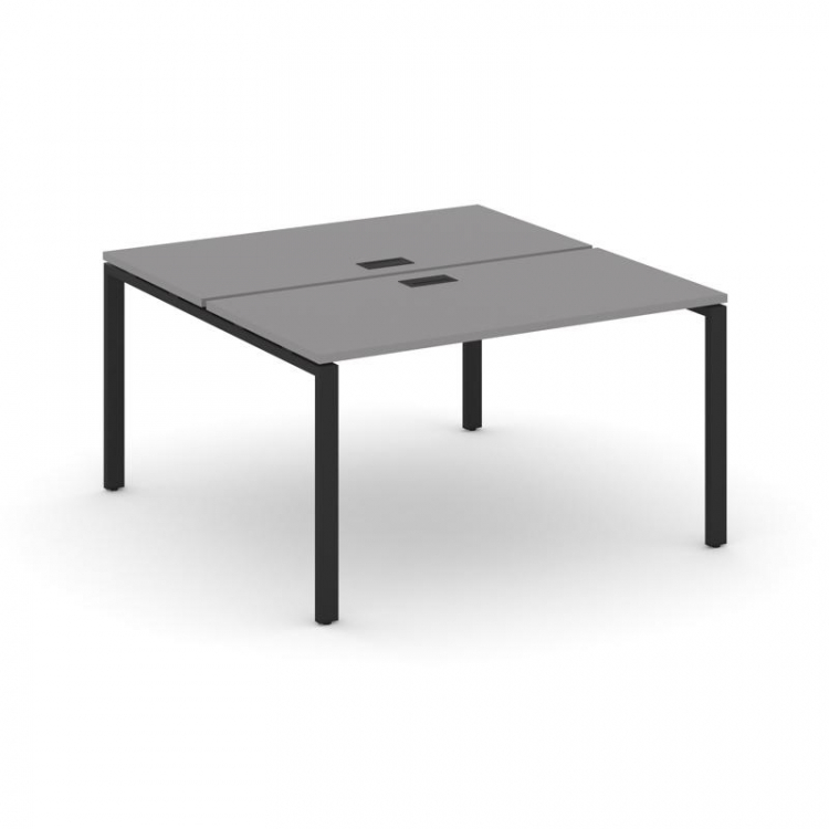 Стайл Проджект Рабочая станция двухсторонняя SN-6P.DRS-012 Серый Пепел/Металл Черный 1180*1432*750