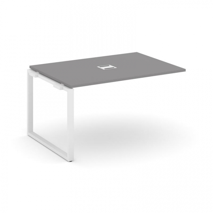 Стайл Проджект Проходной наборный элемент переговорного стола SN-6O.NSPRG-001 Серый Пепел/Металл Бел