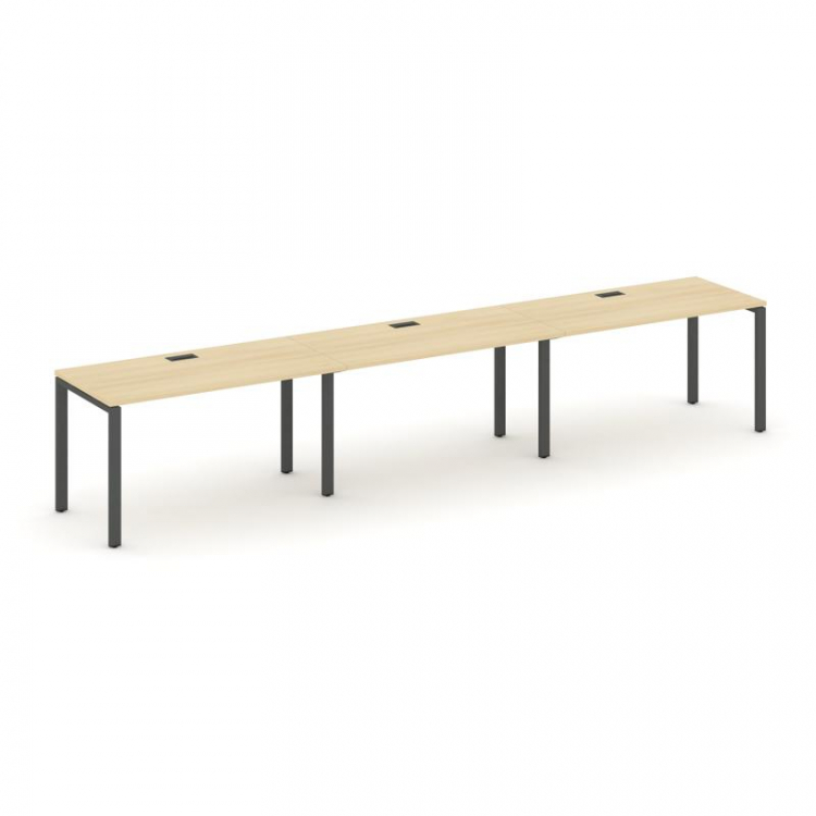 Style Project Рабочая станция 1 сторон. SN-6P.ORS-051 Акация Лорка/Металл Антрацит 2940*800*750