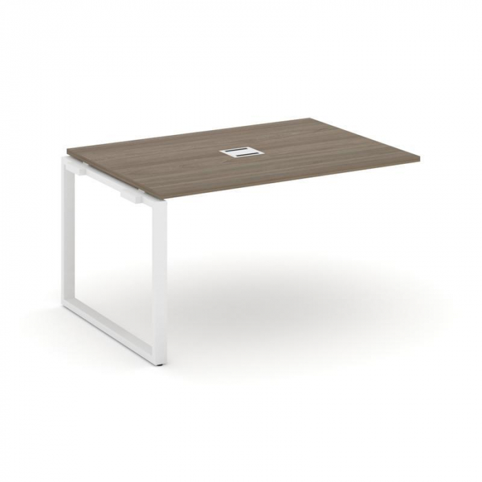 Style Project Проходной наб. элем. перег. стола SN-6O.NSPRG-001 Вяз Благородный/Металл Белый 980*980