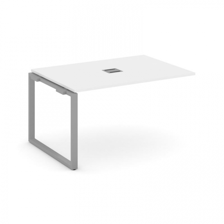 Стайл Проджект Проходной наб. элем. перег. стола SN-6O.NSPRG-001 Белый/Металл Серый 980*980*750