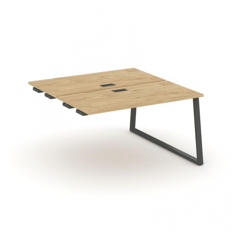 Style Project Стол-приставка к опор. элем. SN-6T1.DPRS-004 Тиквуд Светлый/Металл Антрацит/Заглушка П