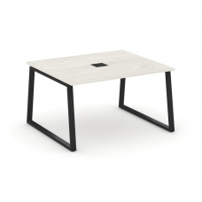 Style Project Стол переговорный SN-6T1.SPRG-033 Дуб Наварра/Металл Черный/Заглушка Металл Черный 138