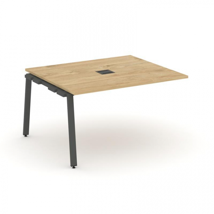 Style Project Проходной наб. элем. перег. стола SN-6A.NSPRG-034 Тиквуд Светлый/Металл Антрацит 1580*