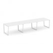 Style Project Стол переговорный SN-6T2.SPRG-023.3 Белый/Металл Белый 4410*980*750