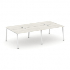 Style Project Рабочая станция 2-х сторон. SN-6A.DRS-041 Дуб Наварра/Металл Белый 1960*1432*750