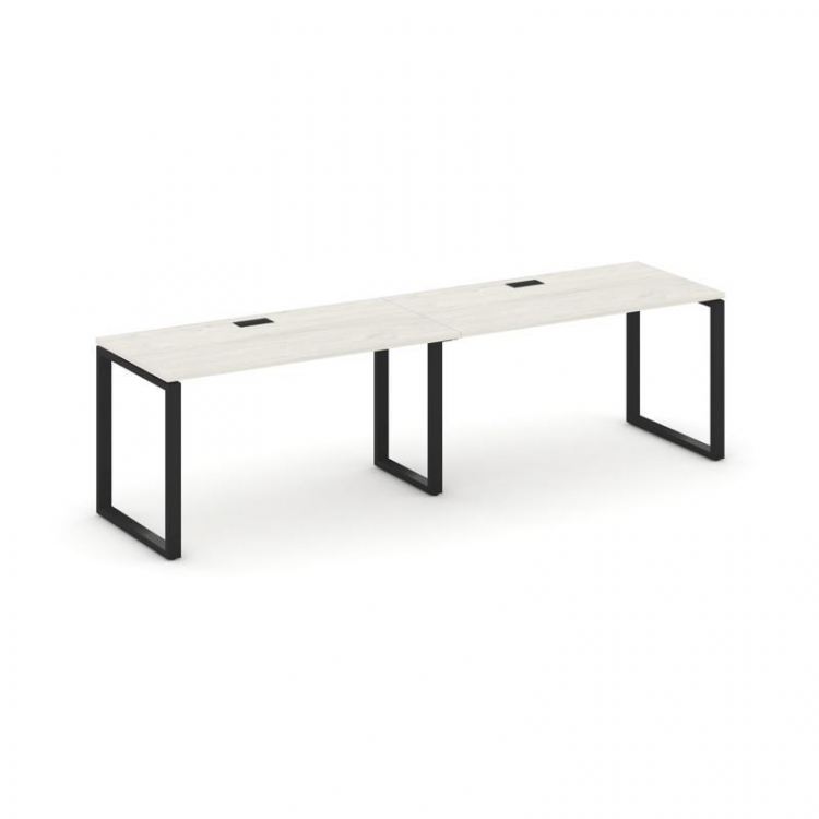 Style Project Рабочая станция 1 сторон. SN-6O.ORS-022 Дуб Наварра/Металл Черный 2360*800*750