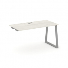 Style Project Стол-приставка к опор. элем. SN-6T1.OPRS-014 Дуб Наварра/Металл Серый/Заглушка Пластик