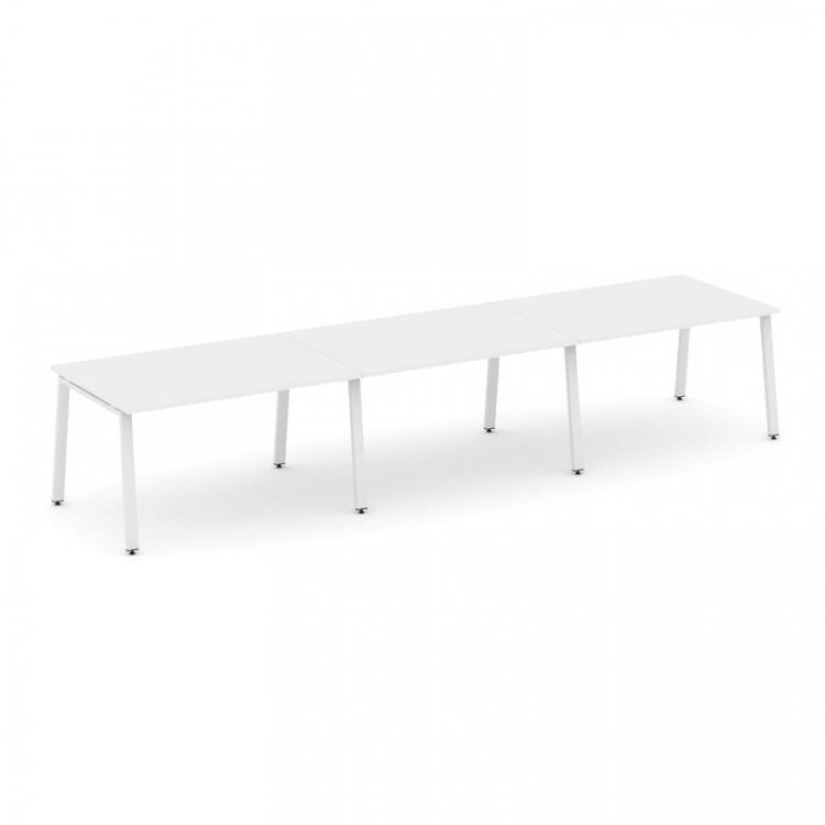 Style Project Стол переговорный SN-6A.SPRG-022.3 Белый/Металл Белый 3540*980*750