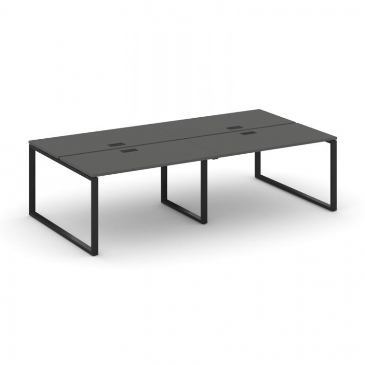 Style Project Рабочая станция 2-х сторон. SN-6O.DRS-043 Антрацит/Металл Черный 2760*1432*750