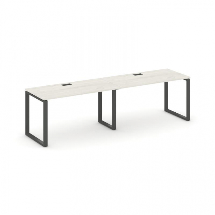 Style Project Рабочая станция 1 сторон. SN-6O.ORS-003 Дуб Наварра/Металл Антрацит 2760*600*750