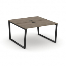 Style Project Рабочая станция 2-х сторон. SN-6T2.DRS-012 Вяз Благородный/Металл Черный/Заглушка Плас