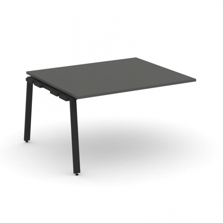 Style Project Проходной наб. элем. перег. стола SN-6A.NSPRG-033.3 Антрацит/Металл Черный 1380*1180*7