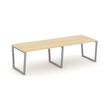 Style Project Стол переговорный SN-6T2.SPRG-014.3 Акация Лорка/Металл Серый 3160*980*750