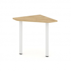 Style Project Угловой элемент стола SN-6.USP-021 Тиквуд Светлый/Металл Белый 800*800*750