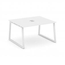 Style Project Стол переговорный SN-6T1.SPRG-033 Белый/Металл Белый/Заглушка Металл Белый 1380*1180*7