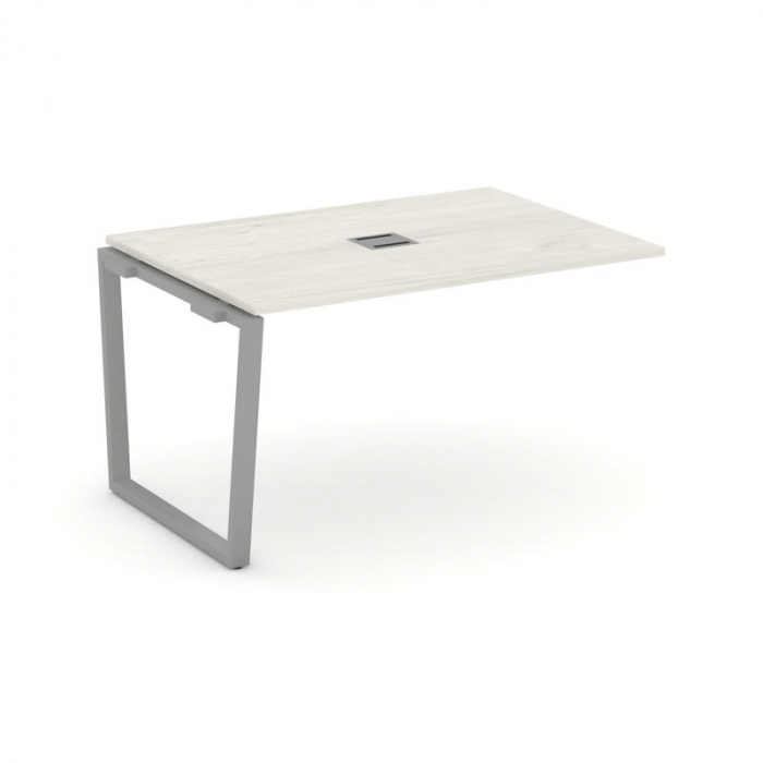 Style Project Проходной наб. элем. перег. стола SN-6T2.NSPRG-001 Дуб Наварра/Металл Серый/Заглушка М