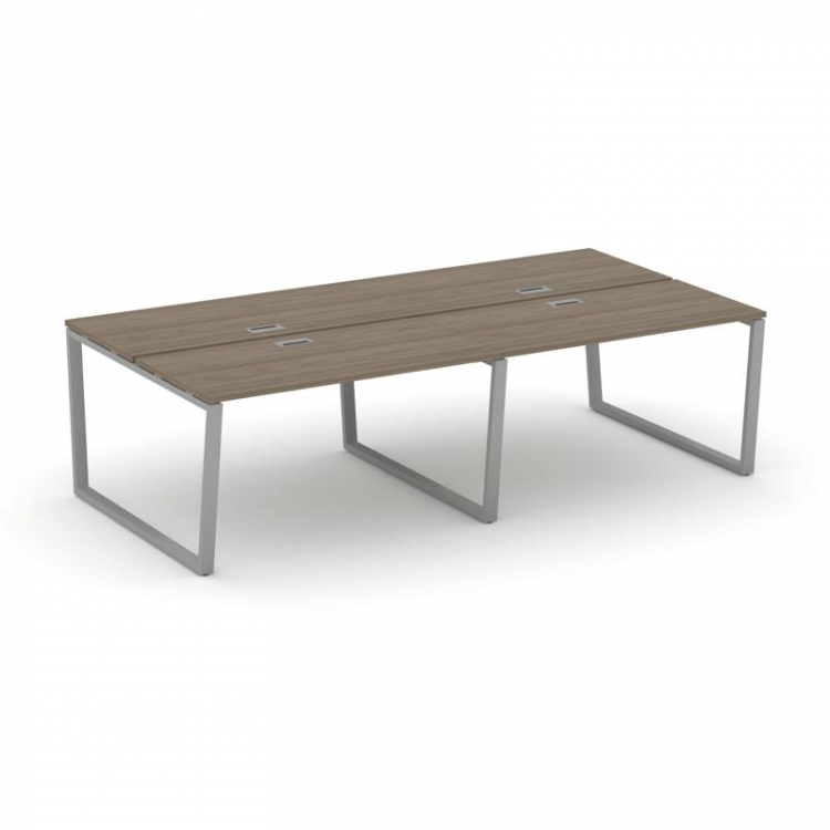 Style Project Рабочая станция 2-х сторон. SN-6T2.DRS-053 Вяз Благородный/Металл Серый/Заглушка Пласт