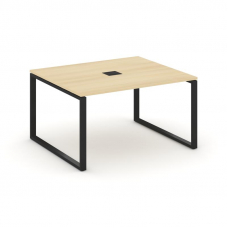 Style Project Стол переговорный SN-6O.SPRG-033 Акация Лорка/Металл Черный 1380*1180*750