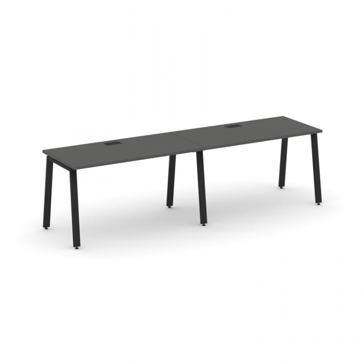 Style Project Рабочая станция 1 сторон. SN-6A.ORS-024 Антрацит/Металл Черный 3160*800*750