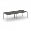 Style Project Стол переговорный SN-6P.SPRG-042 Антрацит/Металл Серый 2360*1180*750