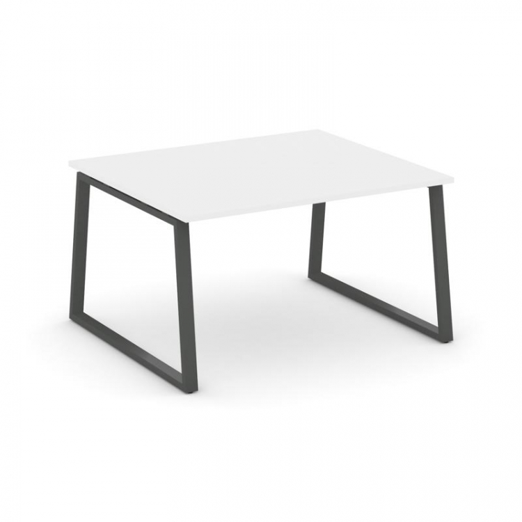 Style Project Стол переговорный SN-6T1.SPRG-033.3 Белый/Металл Антрацит 1380*1180*750