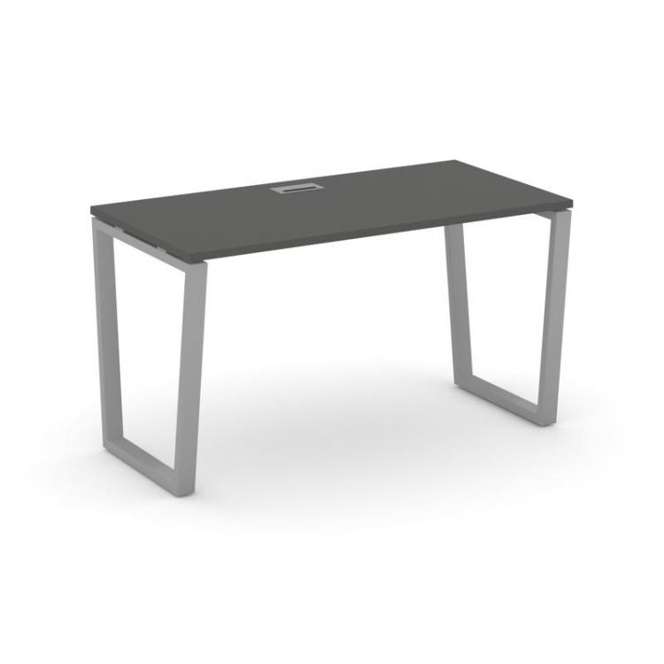 Style Project Стол письменный SN-6T2.SP-025 Антрацит/Металл Серый/Заглушка Пластик Серебристый 1780*