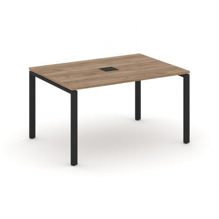 Style Project Стол переговорный SN-6P.SPRG-002 Дуб Табак/Металл Черный 1180*980*750