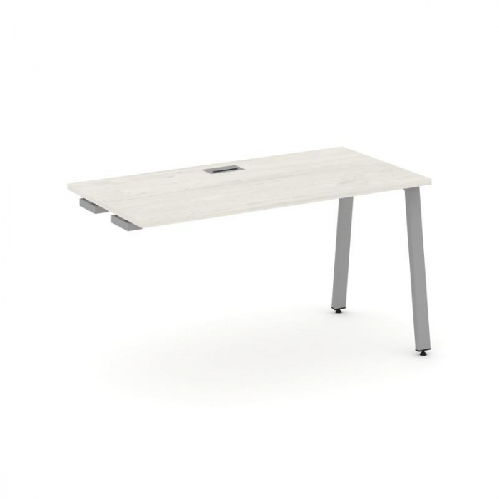 Style Project Стол-приставка к опор. элем. SN-6A.OPRS-022 Дуб Наварра/Металл Серый 1180*800*750