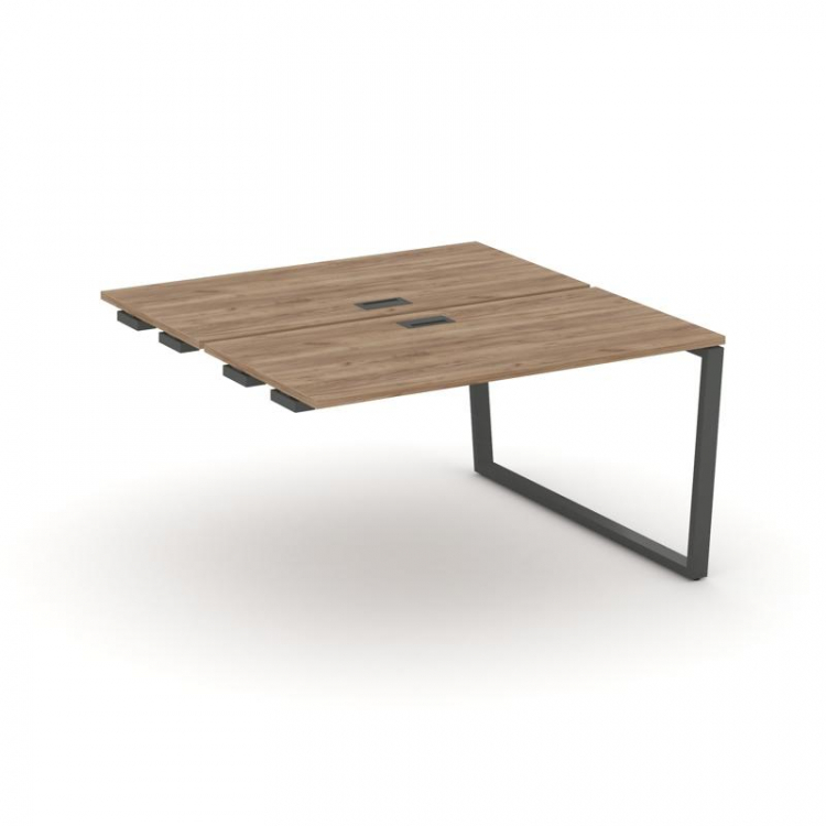 Style Project Стол-приставка к опор. элем. SN-6T2.DPRS-012 Дуб Табак/Металл Антрацит/Черный Пластик