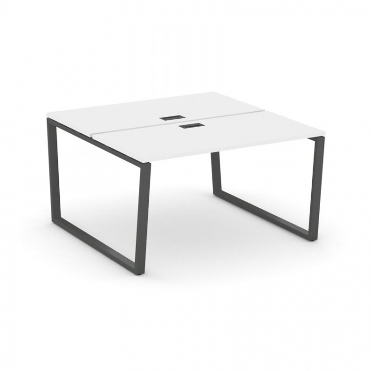 Style Project Рабочая станция 2-х сторон. SN-6T2.DRS-003 Белый/Металл Антрацит/Черный Пластик 1380*1