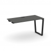 Style Project Стол-приставка к опор. элем. SN-6T2.OPRS-003 Антрацит/Металл Черный/Заглушка Пластик Ч