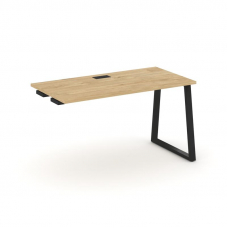 Style Project Стол-приставка к опор. элем. SN-6T1.OPRS-024 Тиквуд Светлый/Металл Черный/Заглушка Пла