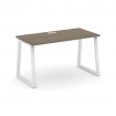 Style Project Стол письменный SN-6T1.SP-013 Вяз Благородный/Металл Белый/Заглушка Пластик Белый 1380