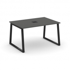 Style Project Стол переговорный SN-6T1.SPRG-004 Антрацит/Металл Черный/Заглушка Металл Черный 1580*9