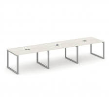 Style Project Стол переговорный SN-6O.SPRG-023 Дуб Наварра/Металл Серый 4410*980*750