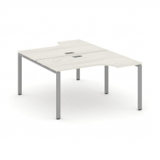 Style Project Рабочая станция эргоном. SN-6P.DRPA-022 Дуб Наварра/Металл Серый 1580*1632/1992*750