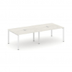 Style Project Стол переговорный SN-6P.SPRG-043 Дуб Наварра/Металл Белый 2760*1180*750
