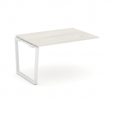 Style Project Проходной наб. элем. перег. стола SN-6T2.NSPRG-002.3 Дуб Наварра/Металл Белый 1180*980