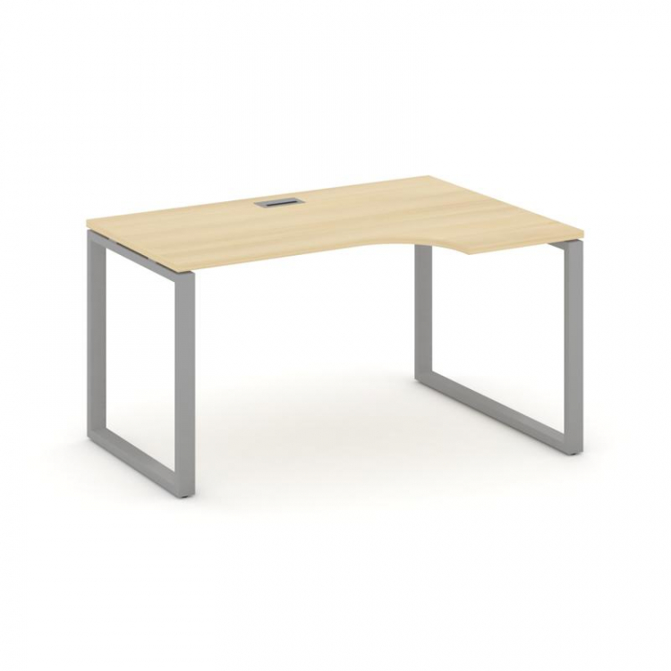 Style Project Стол рабочий эргоном. SN-6O.SPA-021(R) Акация Лорка/Металл Серый 1380*800/980*750